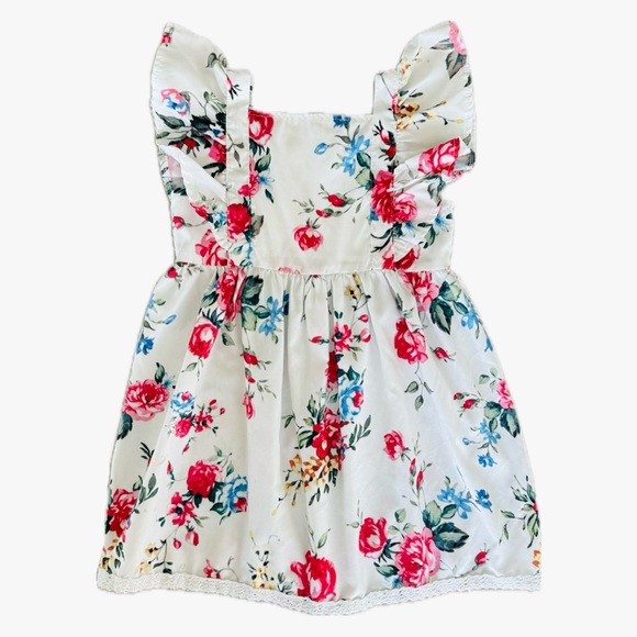 Floral Ruffle Dress - Picture 1 of 7